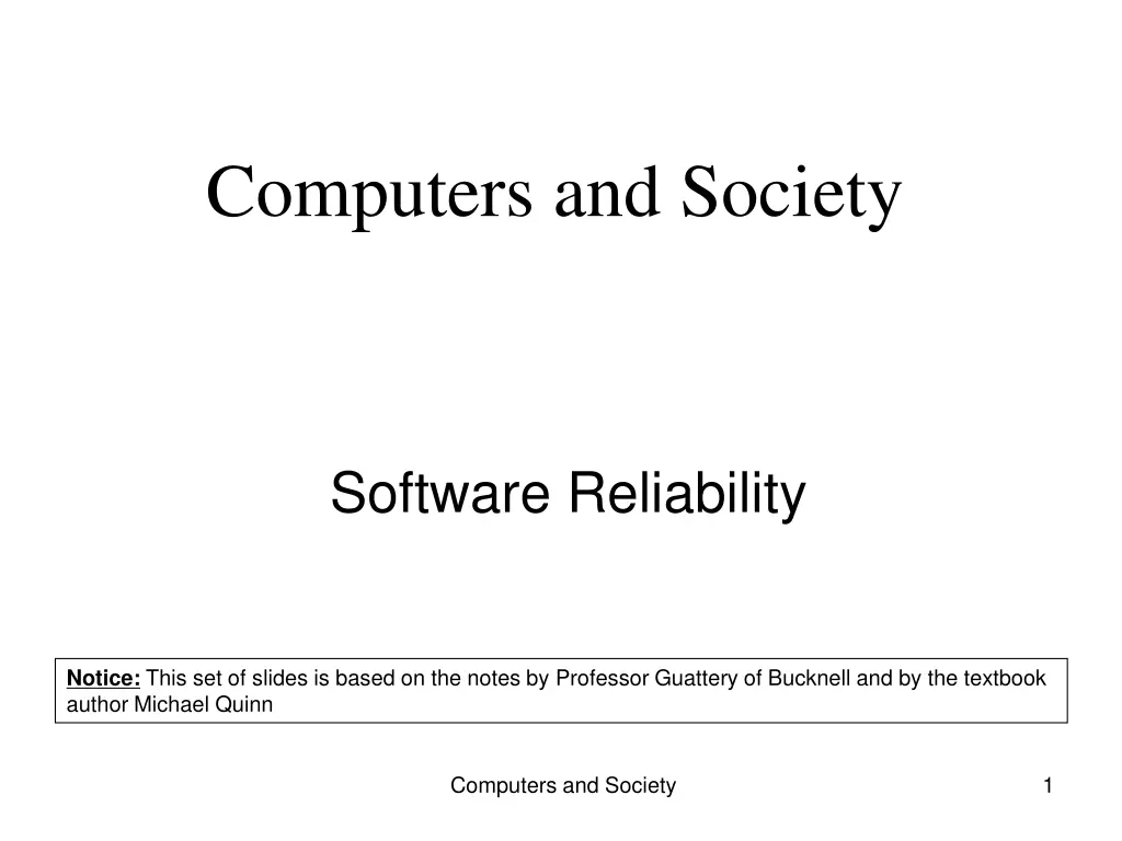 computers and society n.w