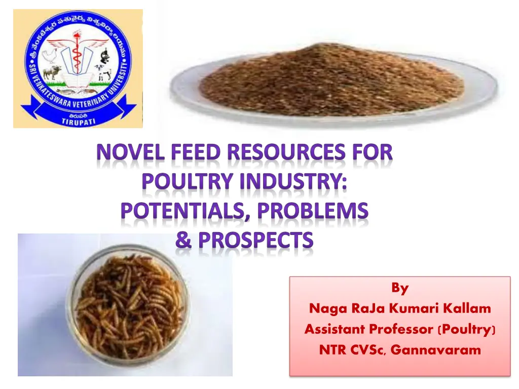 novel feed resources for poultry industry n.w