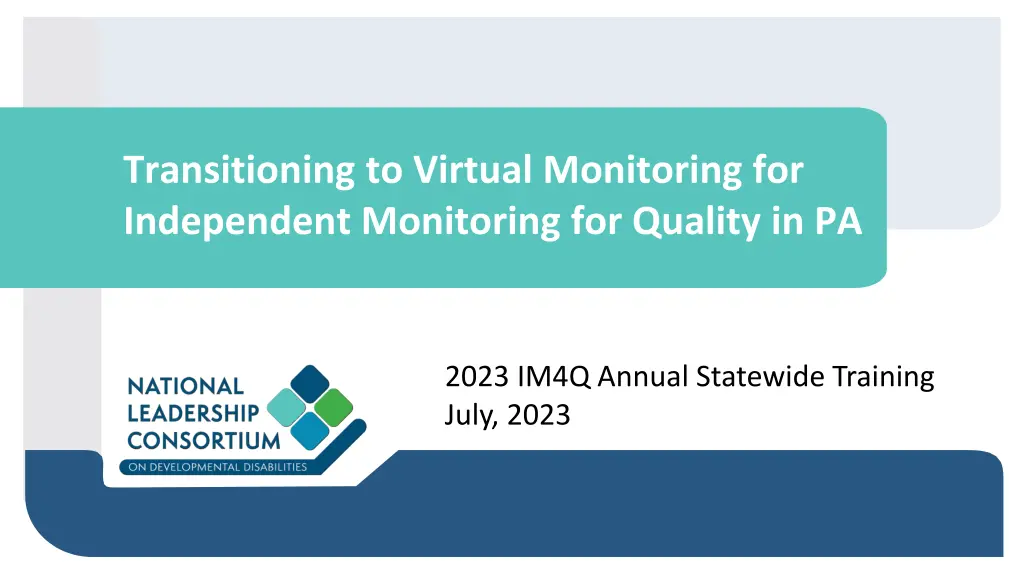 transitioning to virtual monitoring n.w