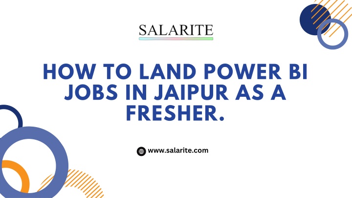 How to Land Power BI Jobs in Jaipur as a Fresher
