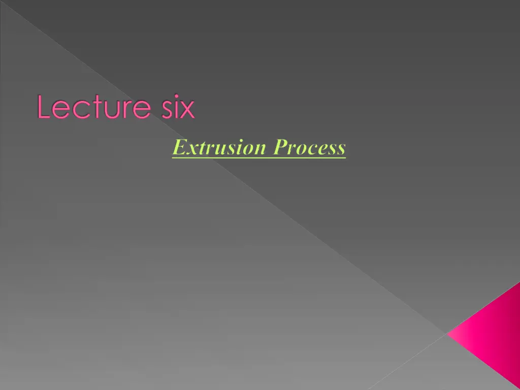 lecture six n.w