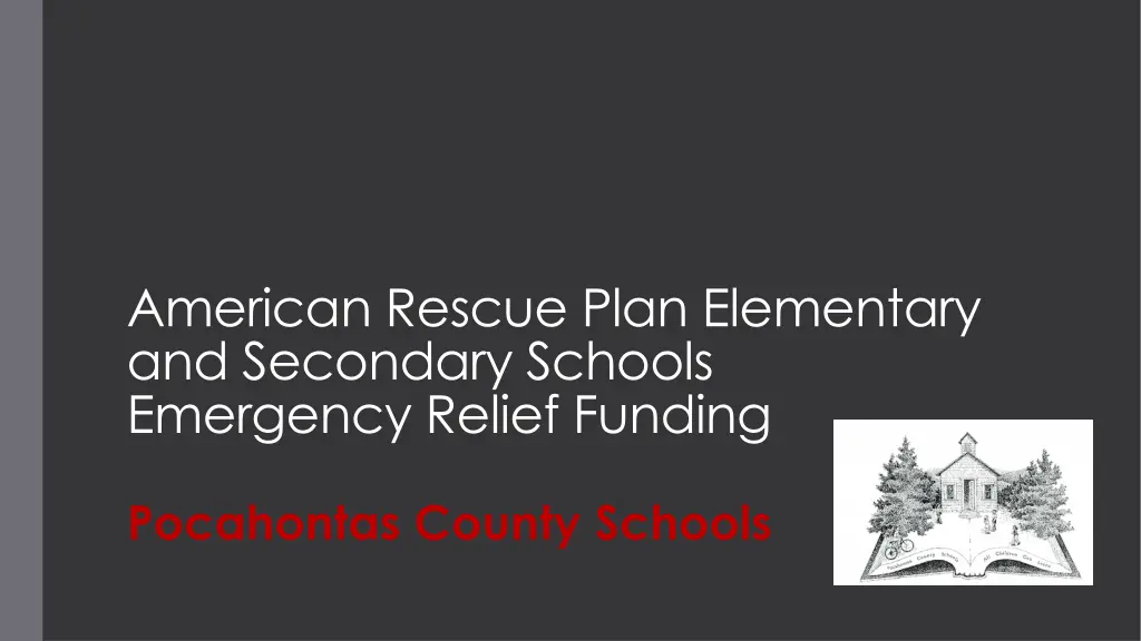 american rescue plan elementary and secondary n.w