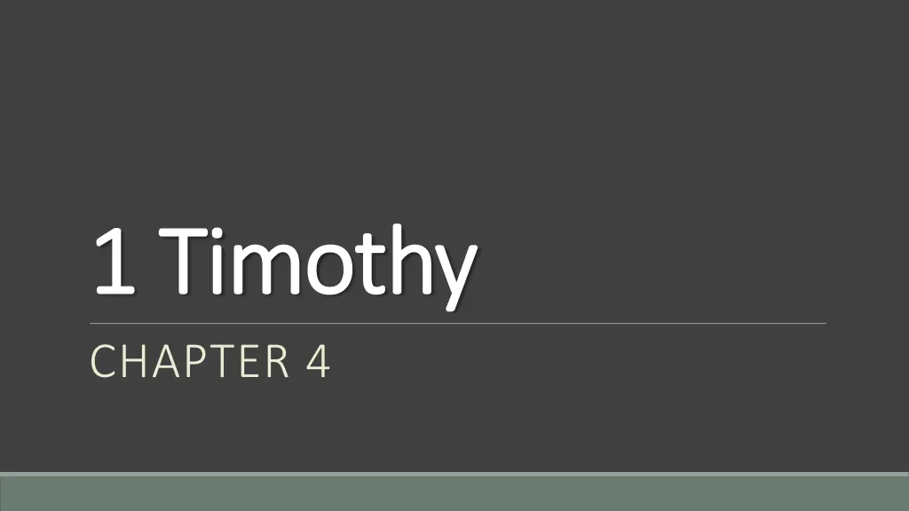 1 timothy 1 timothy chapter 4 n.w