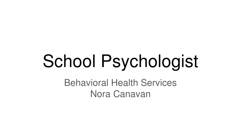 school psychologist n.w