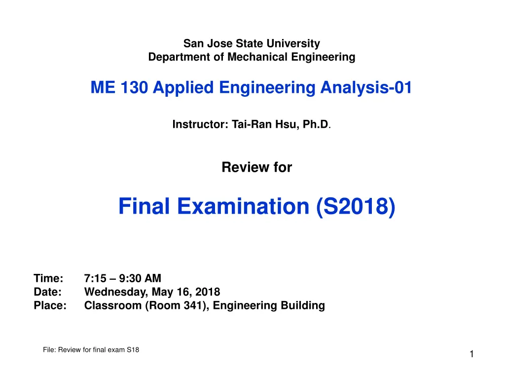 san jose state university department n.w