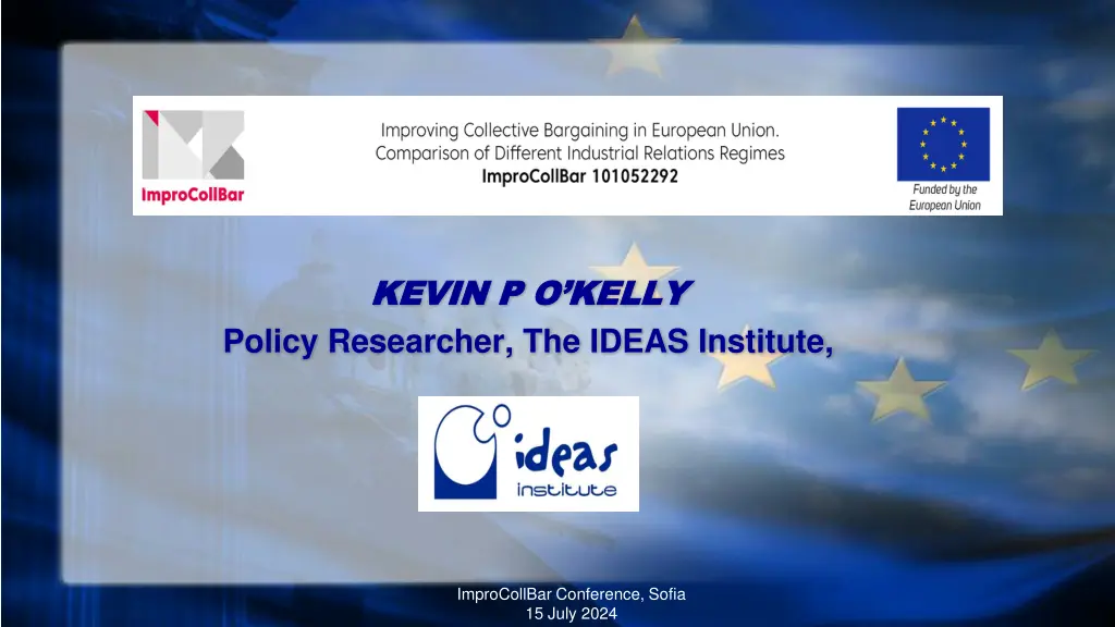 kevin p o kelly kevin p o kelly policy researcher n.w