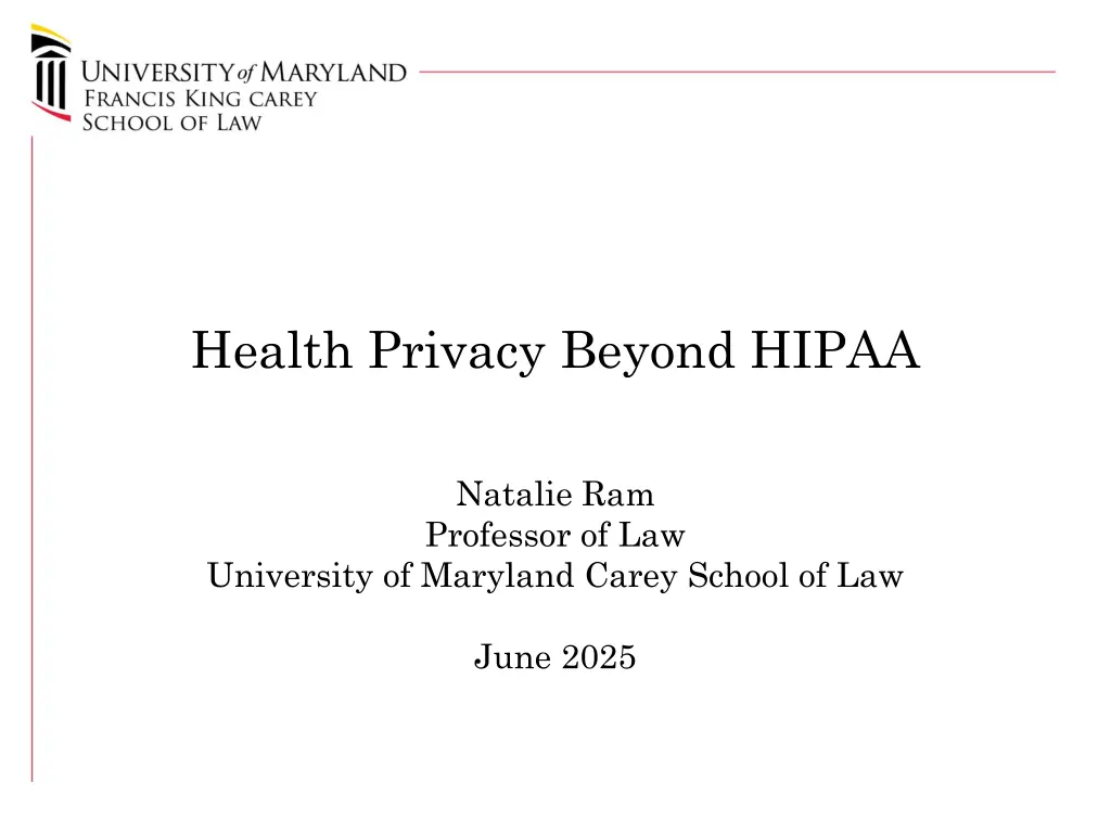 health privacy beyond hipaa n.w