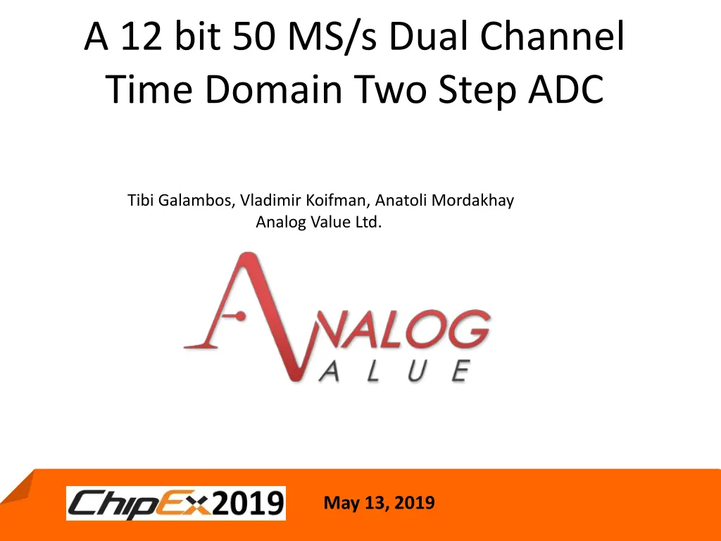 a 12 bit 50 ms s dual channel time domain n.w