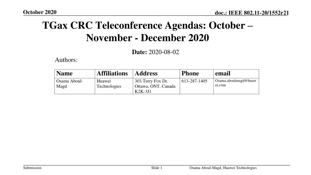 october 2020 n.w