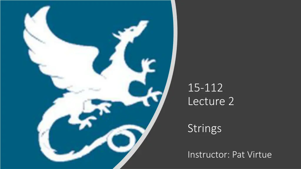 15 112 lecture 2 n.w