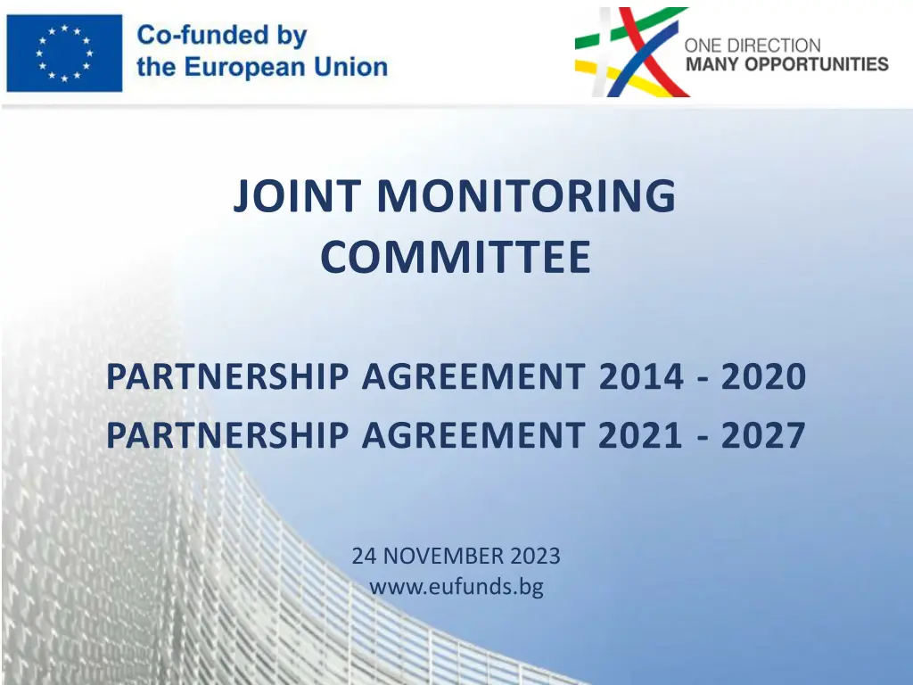 joint monitoring committee n.w