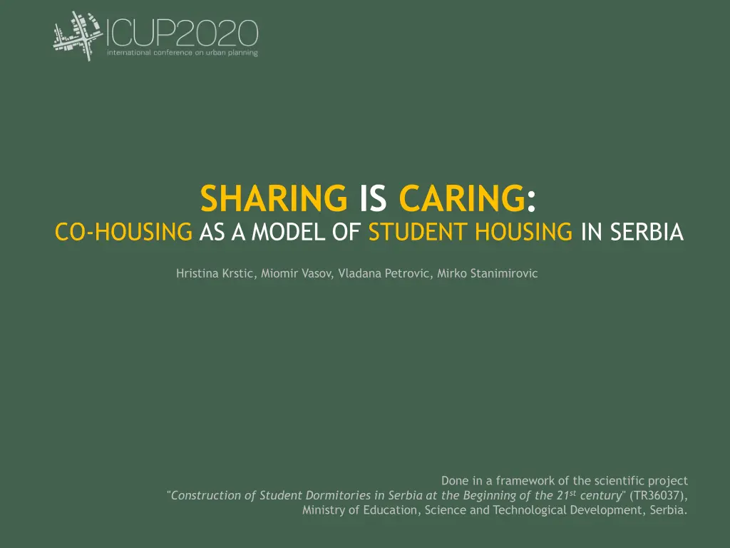 sharing is caring co housing as a model n.w
