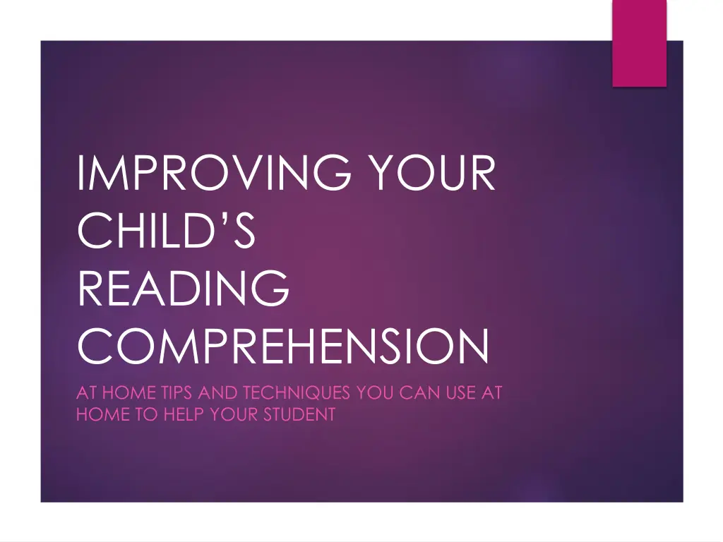 improving your child s reading comprehension n.w