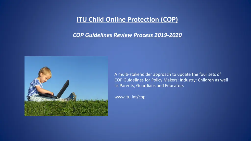 itu child online protection cop n.w