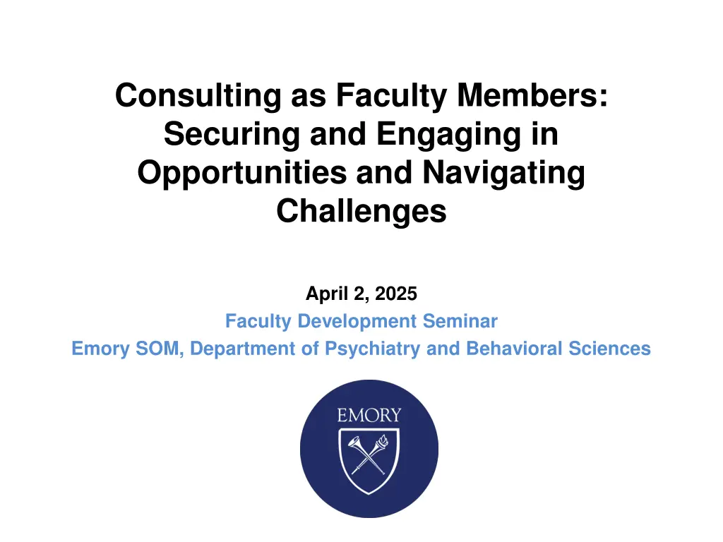 consulting as faculty members securing n.w