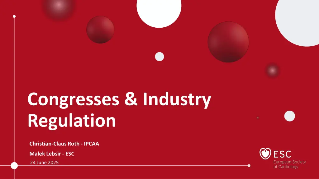 congresses industry regulation n.w