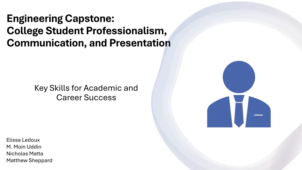 engineering capstone college student n.w