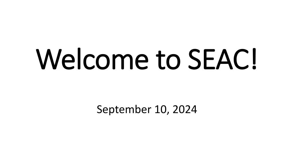 welcome to seac welcome to seac n.w