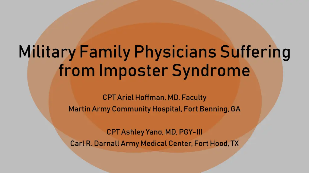 military family physicians suffering from n.w