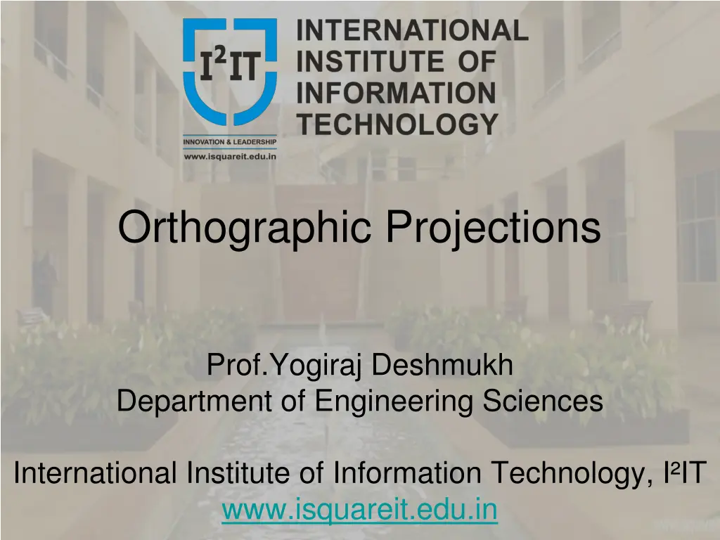 orthographic projections n.w