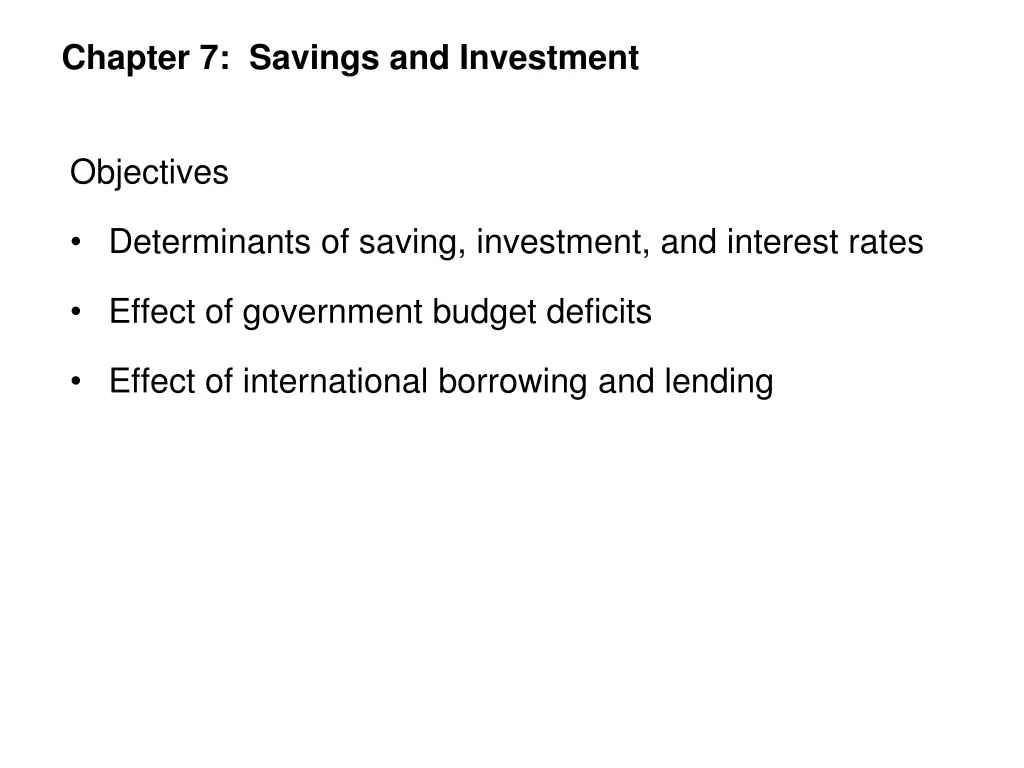 chapter 7 savings and investment n.w
