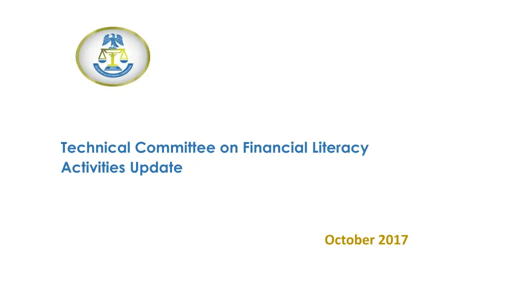 technical committee on financial literacy n.w