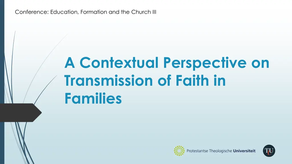 conference education formation and the church iii n.w