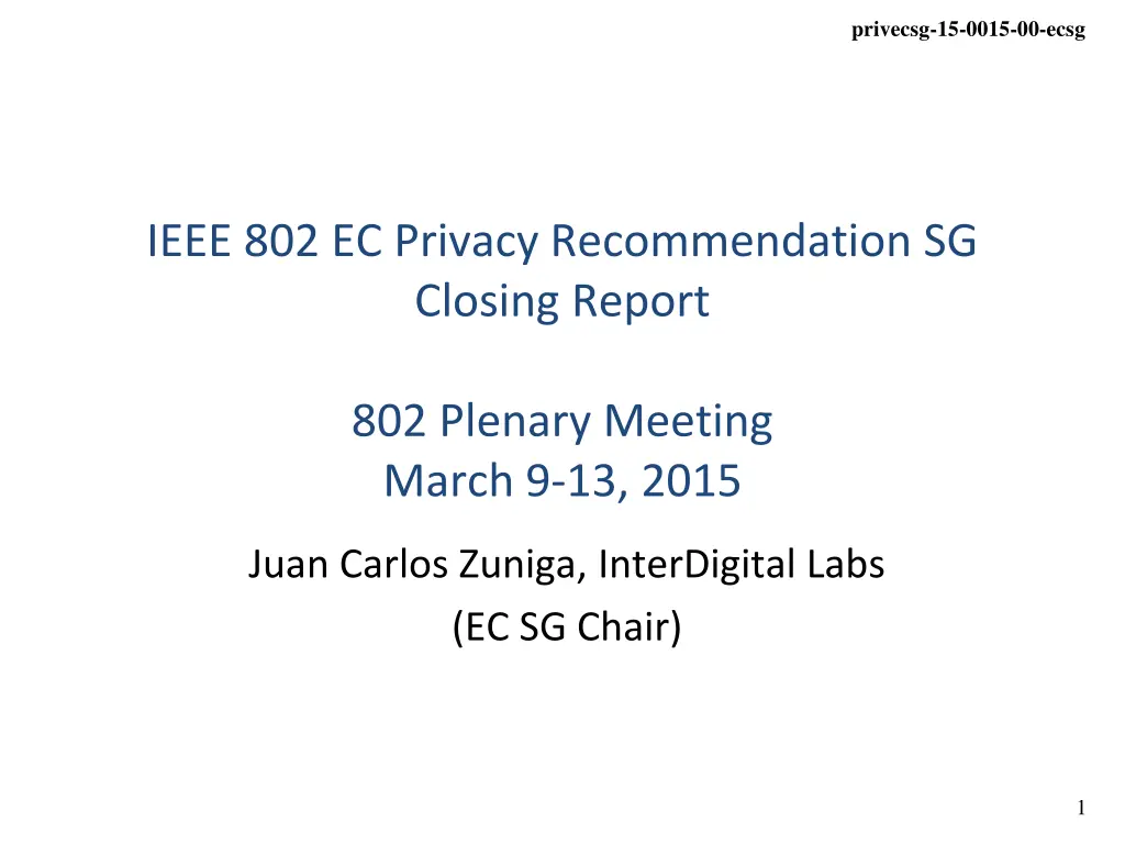 privecsg 15 0015 00 ecsg n.w