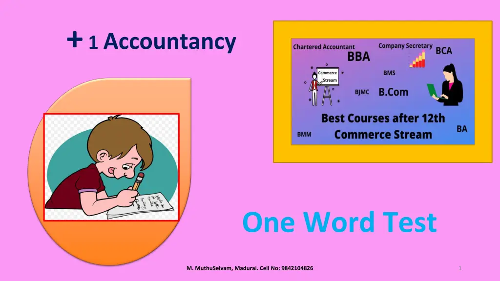 1 accountancy n.w