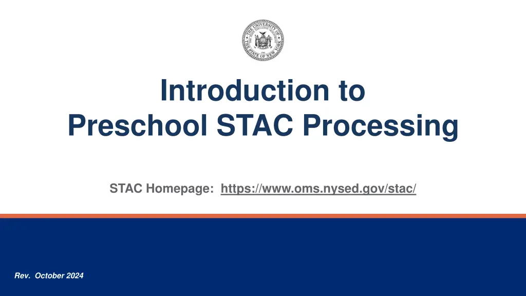 introduction to preschool stac processing n.w