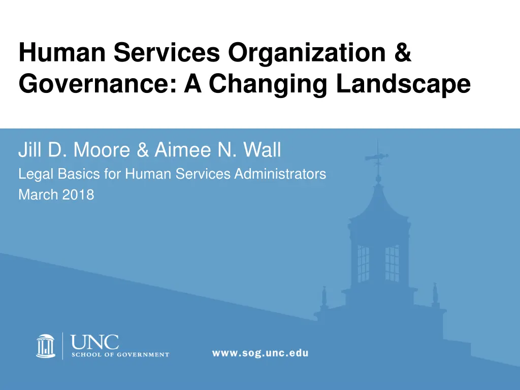 human services organization governance a changing n.w