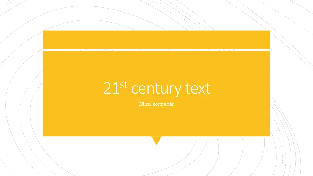 21 st century text mini extracts n.w
