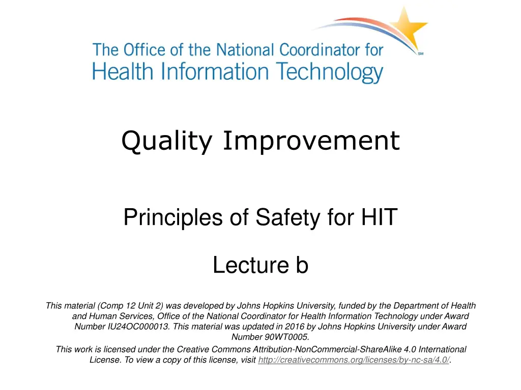 quality improvement n.w