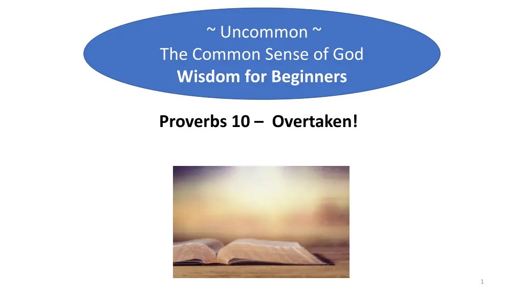 uncommon the common sense of god wisdom n.w