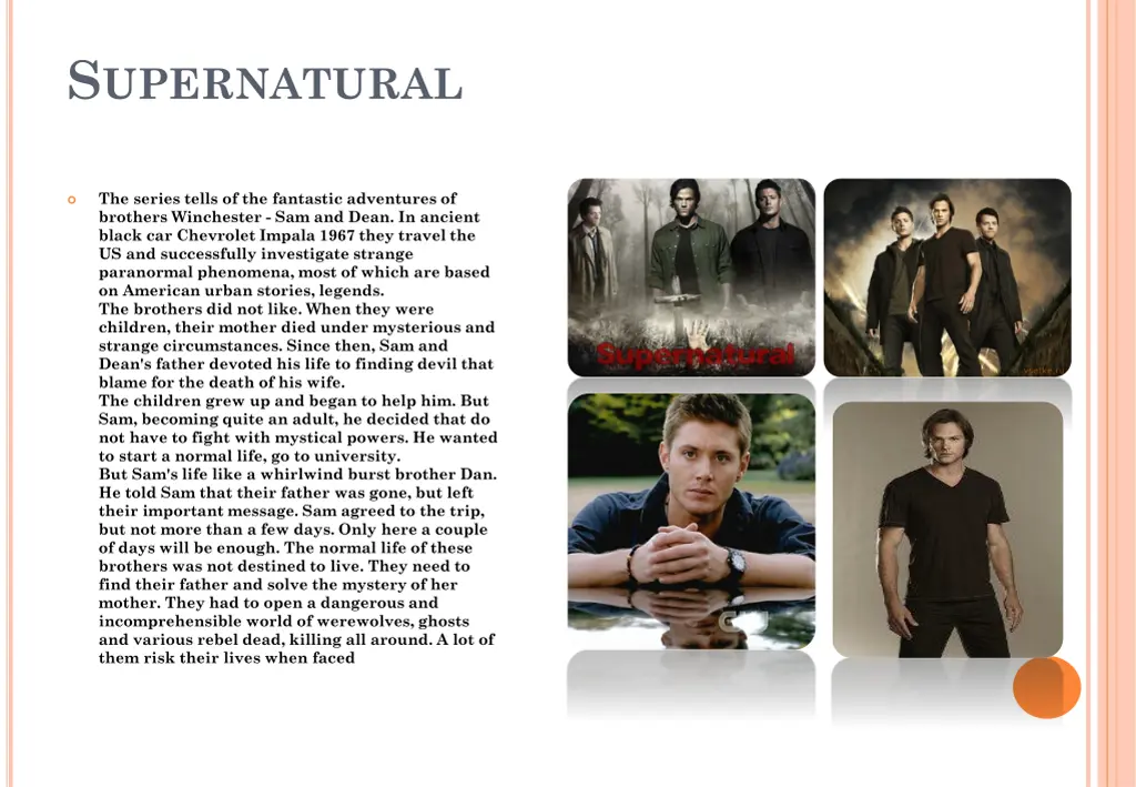 s upernatural n.w