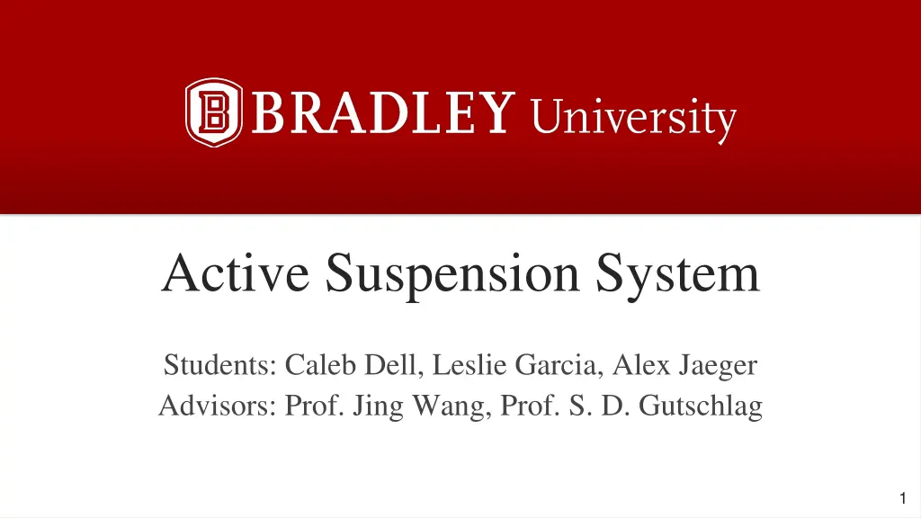active suspension system n.w