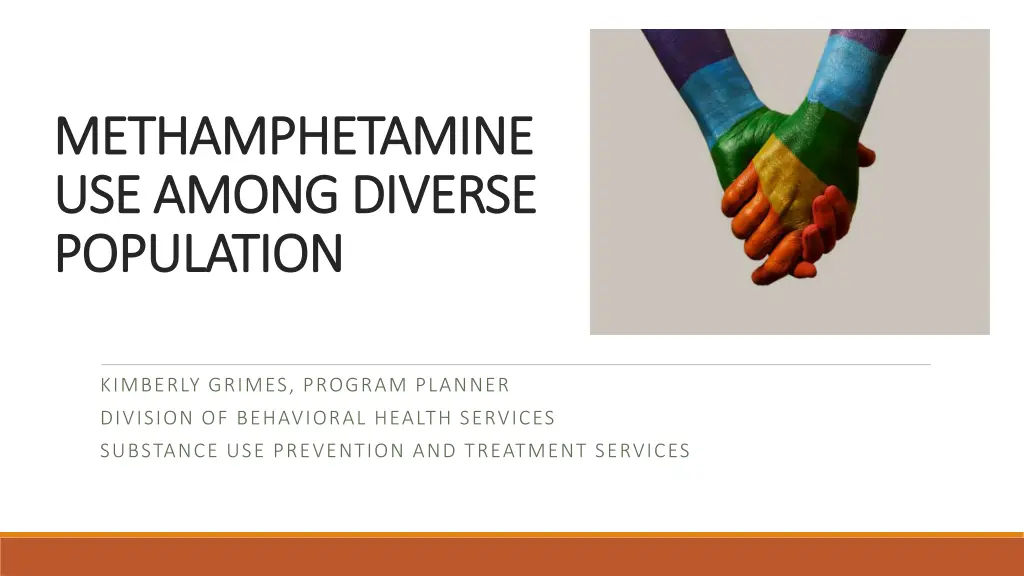 methamphetamine methamphetamine use among diverse n.w