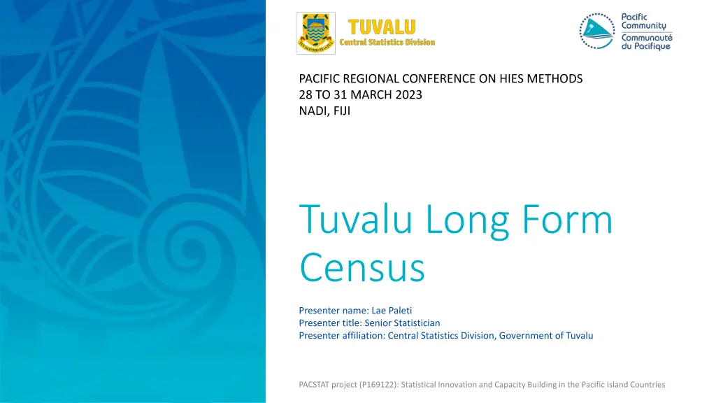 pacific regional conference on hies methods n.w