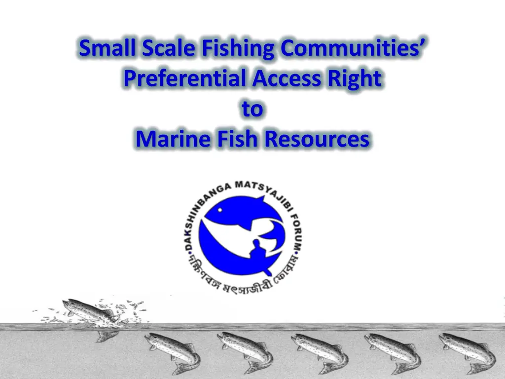 small scale fishing communities preferential n.w