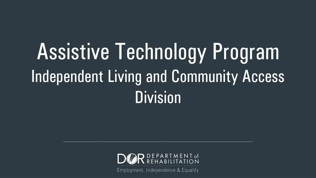 assistive technology program independent living n.w
