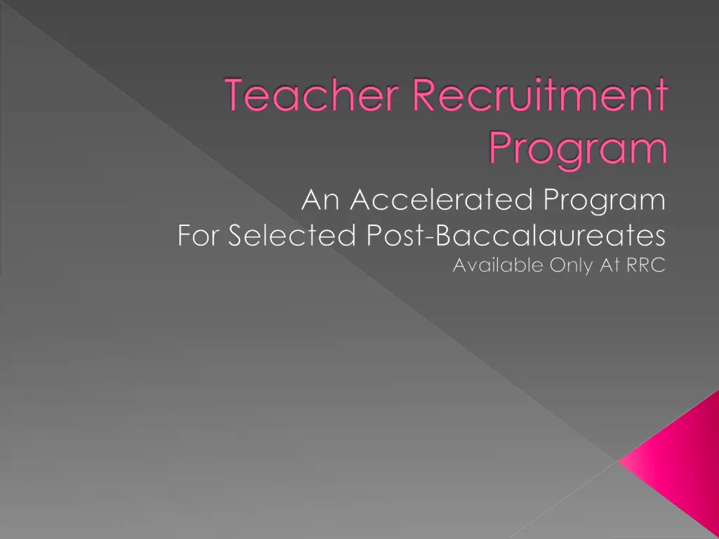 teacher recruitment n.w