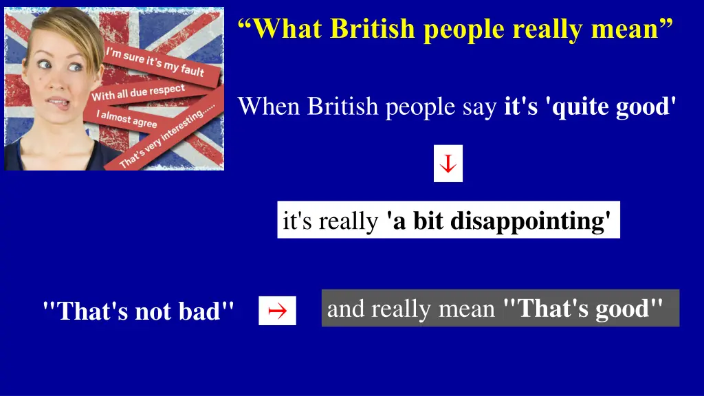 image result for what british people really mean n.w