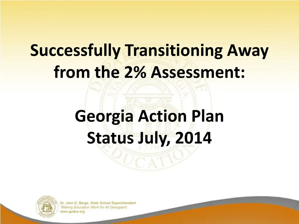 successfully transitioning away from n.w