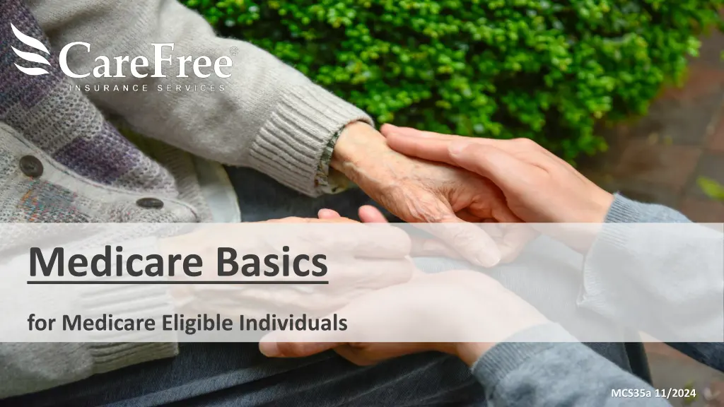 medicare basics n.w