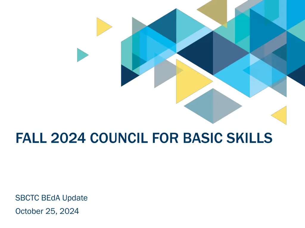 fall 2024 council for basic skills n.w