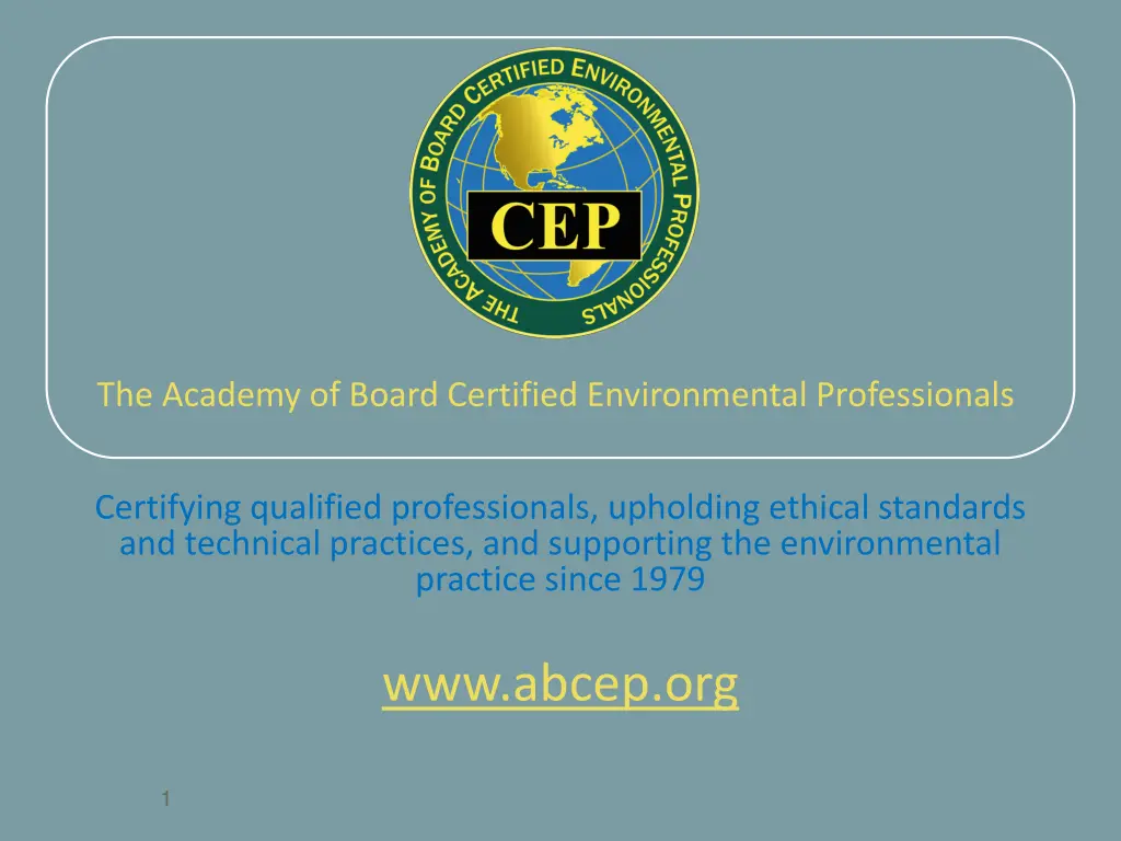 the academy of board certified environmental n.w