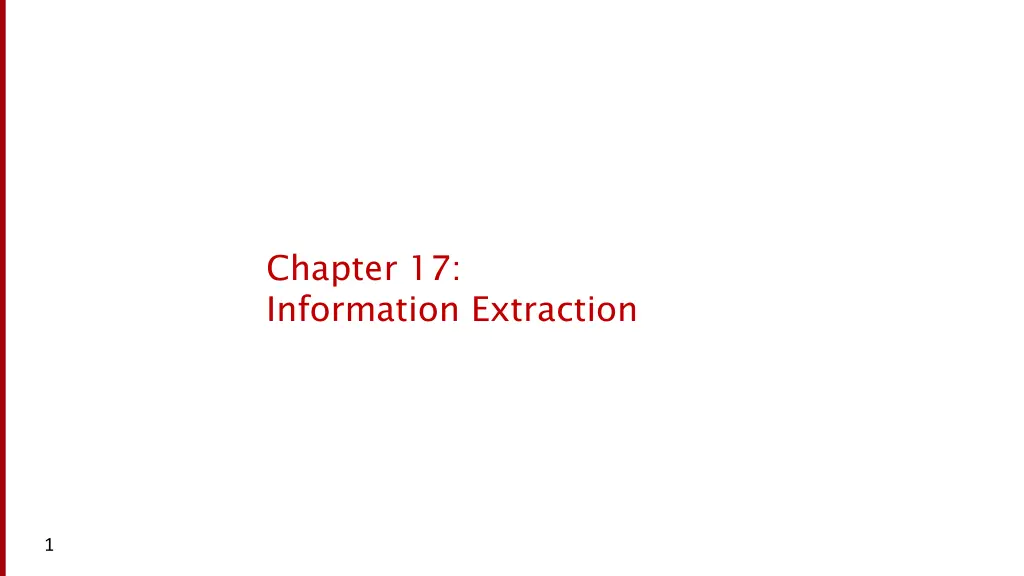 chapter 17 information extraction n.w