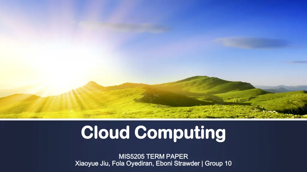 cloud computing cloud computing n.w