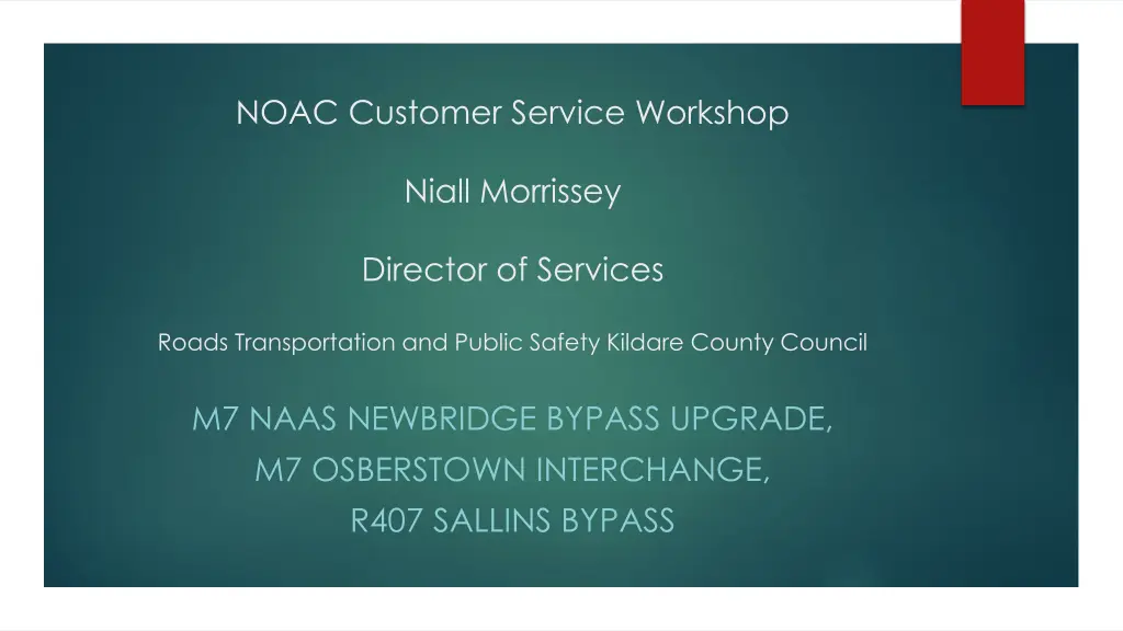 noac customer service workshop n.w