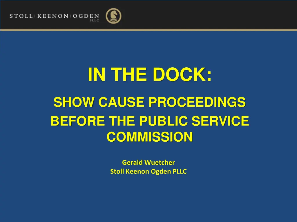 in the dock n.w